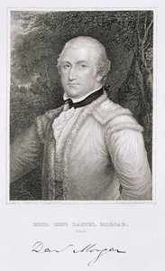 General de brigada Daniel Morgan (1736-1802) grabado por John Francis Eugene Prud
